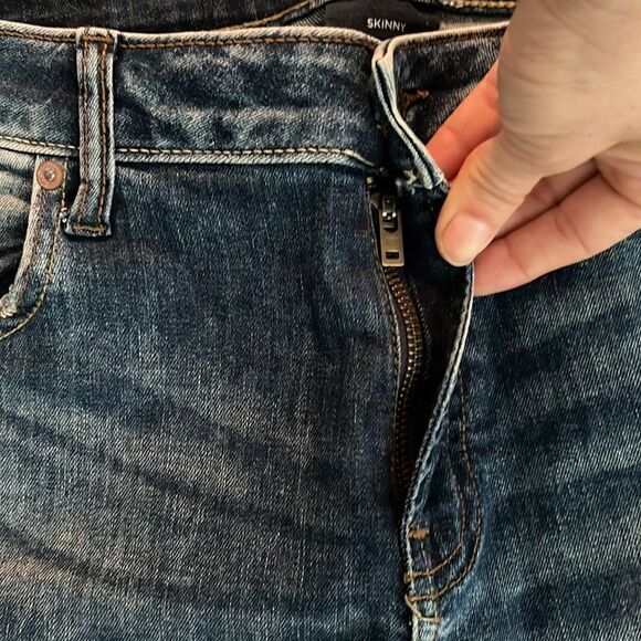 Aeropostale skinny Washed distressed jeans washed 34x32 - Picture 6 of 14